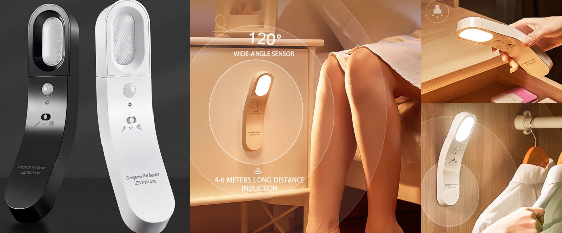 PIR sensor LED Wall Lamp