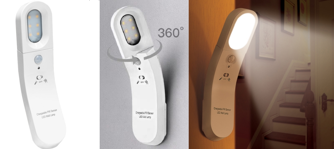 PIR sensor LED Wall Lamp