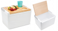 Cooler Box with Multi-functional Lid