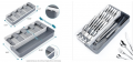 Expandable Utensil Drawer  Organizer Tray