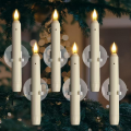 6pcs Window Led Taper Candles  6 Pcs Window Candles with Sensor Dusk to Dawn