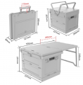 Folding Camping Box with Handle