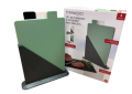 Set of 3 Kitchen Cutting Board Set with Storage Case 