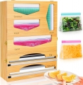 6 in 1 Foil and Plastic Wrap Organizer