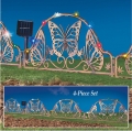 SOLAR BUTTERFLY BORDER - SET OF 4